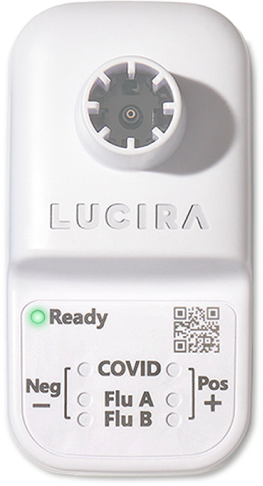 LUCIRA® by Pfizer COVID-19 & Flu Test overhead image